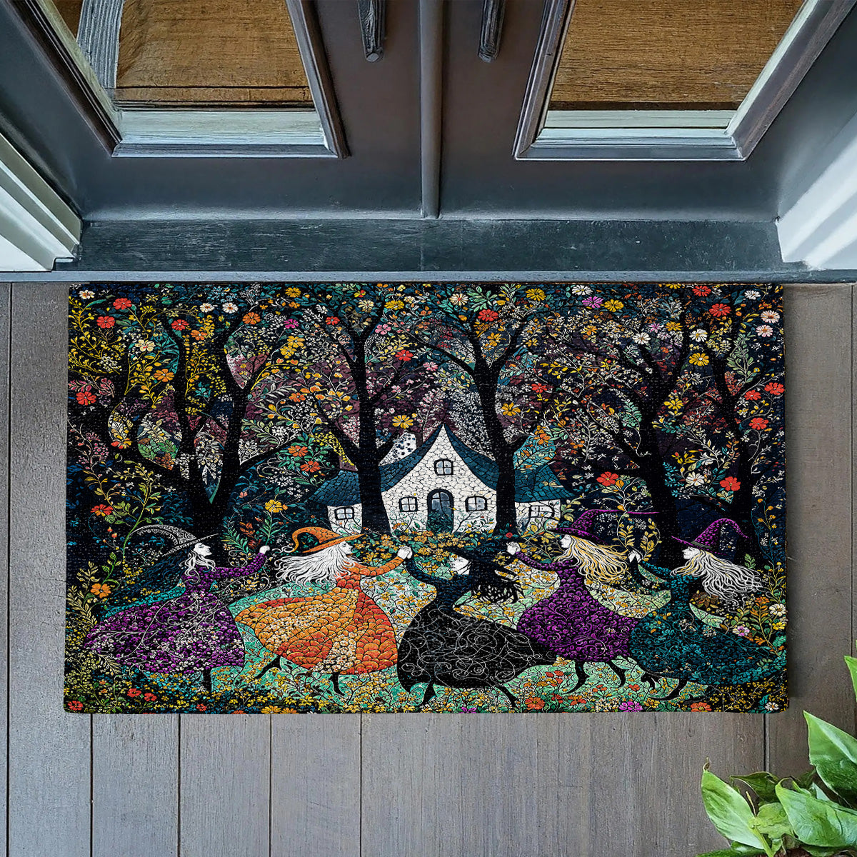 Shineful Beautiful Witchy Woman Ultra-Thin Non Skid Floor Mat, Kitchen Rugs
