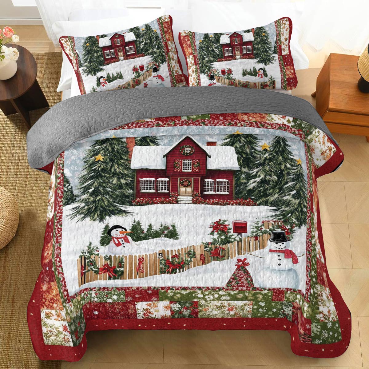 Shineful All Season Quilt 3-Piece Set Winter Dreams