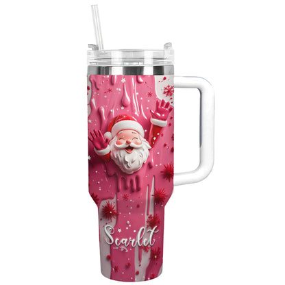 Shineful Tumbler Personalized Santa Sweet Wonderland