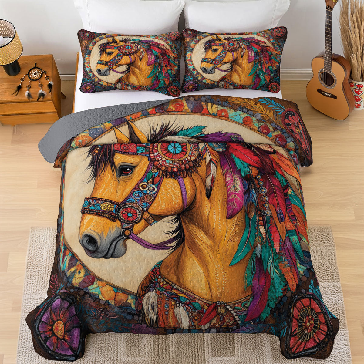 Shineful All Season Quilt 3-Piece Set Echoes Of Warrio