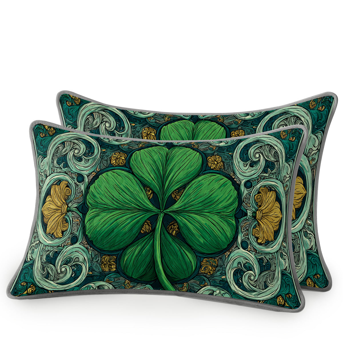 Shineful All Season Quilt 3-Piece Set Emerald Fortune