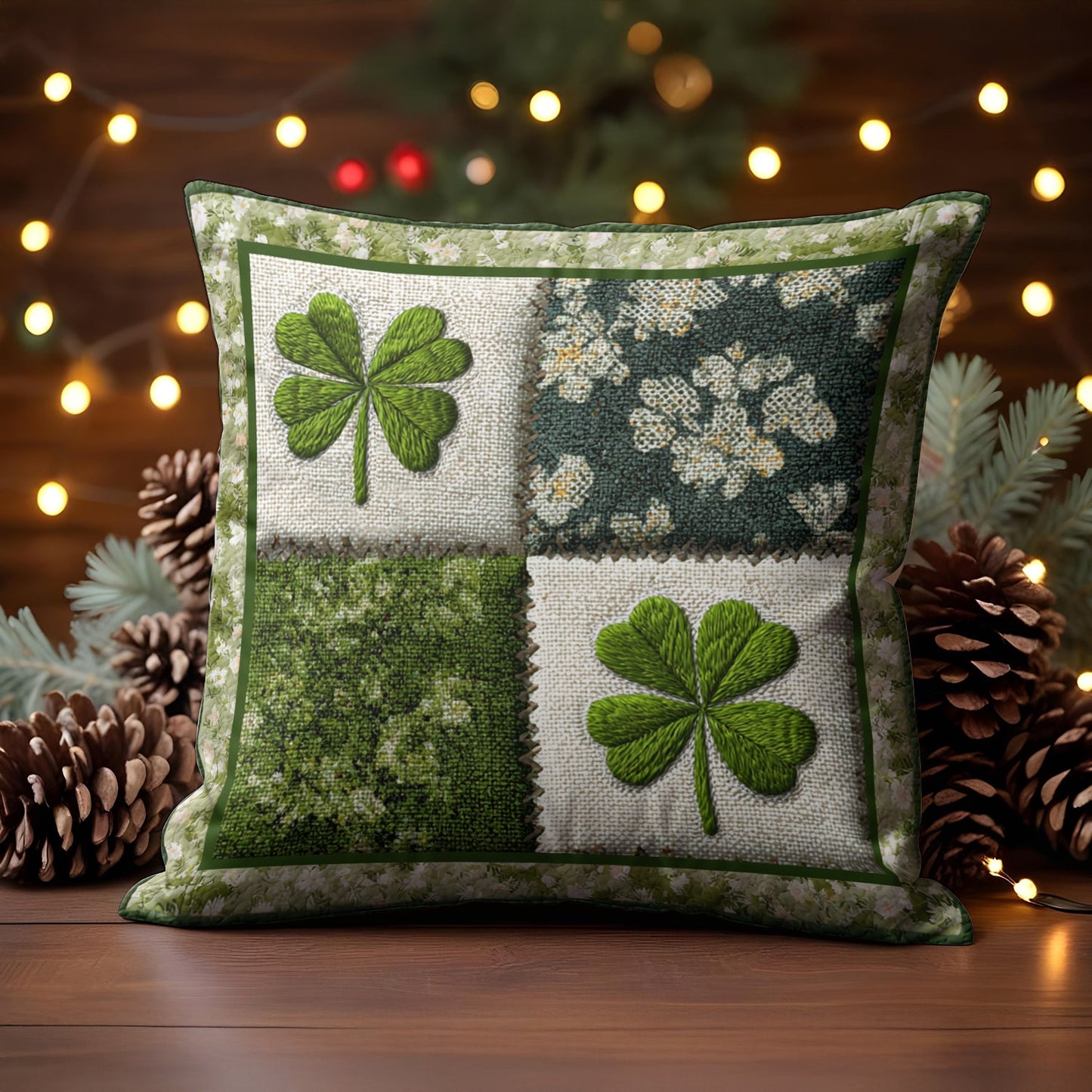 Shineful 2D Print Cushion Cover, Pillowcase, Pillows Covers Clover Hearth