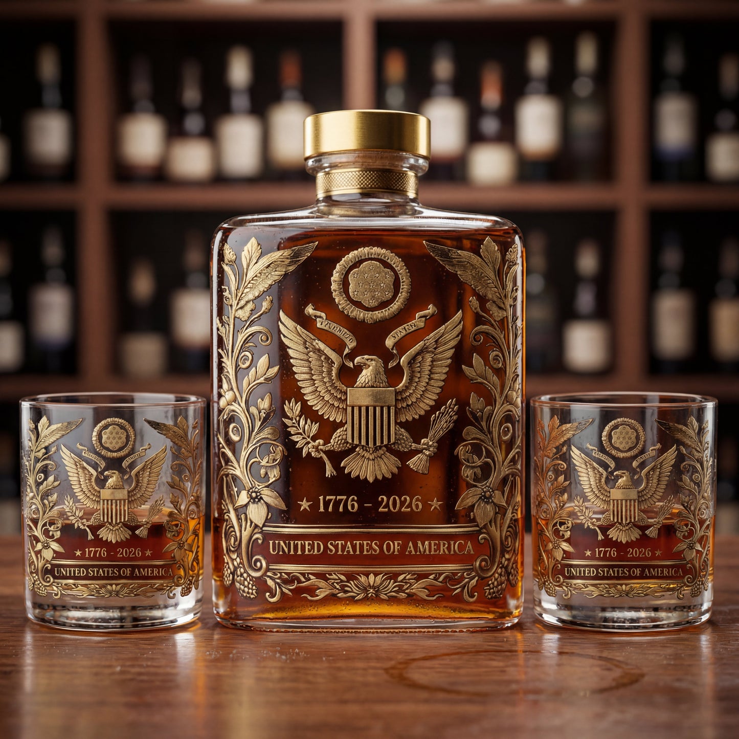 Shineful Whiskey Set American Eagle Heritage