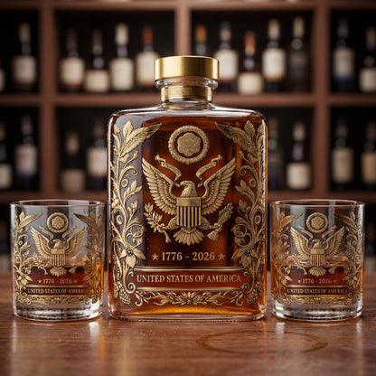 Shineful Whiskey Set American Eagle Heritage