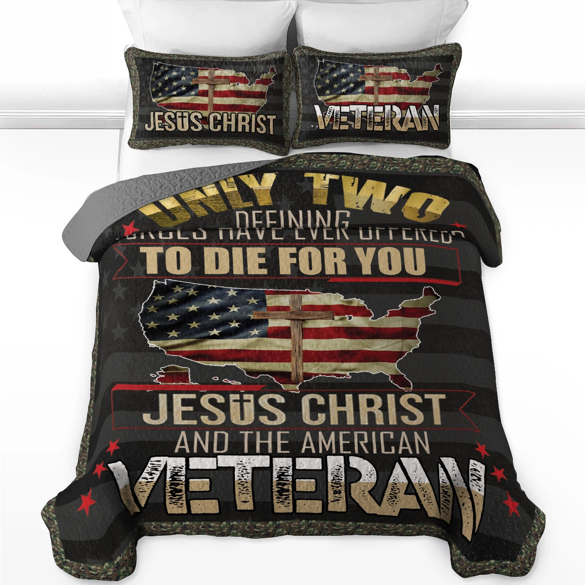 Shineful All Season Quilt 3-Piece Set - Valiant Veteran