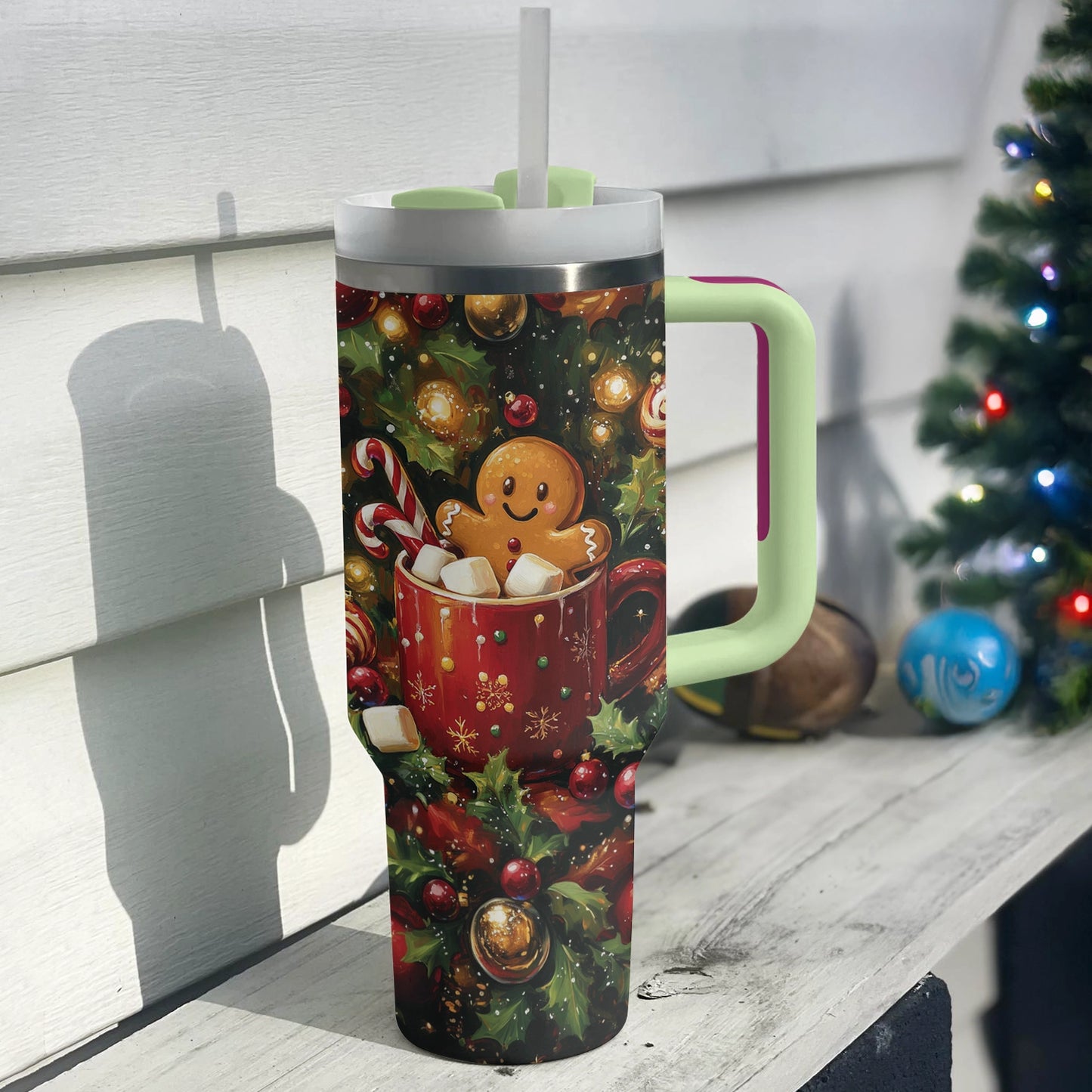 Shineful Tumbler Festive Cheer Gingerbread