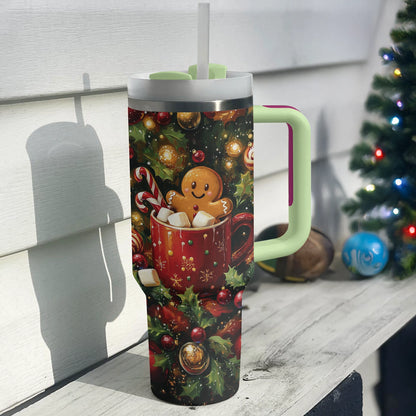 Shineful Tumbler Festive Cheer Gingerbread