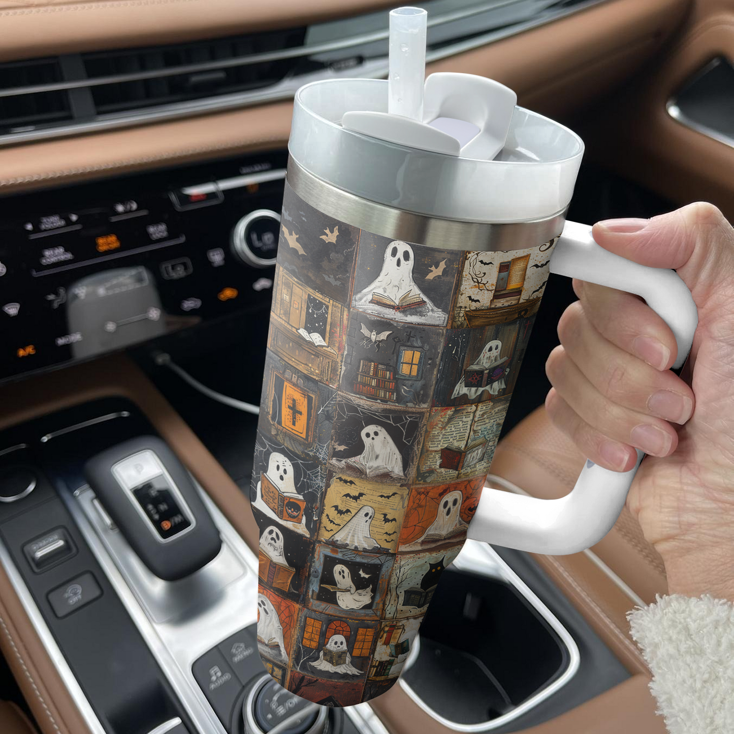 Shineful Tumbler Ghostly Bookworm