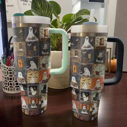 Shineful Tumbler Ghostly Bookworm