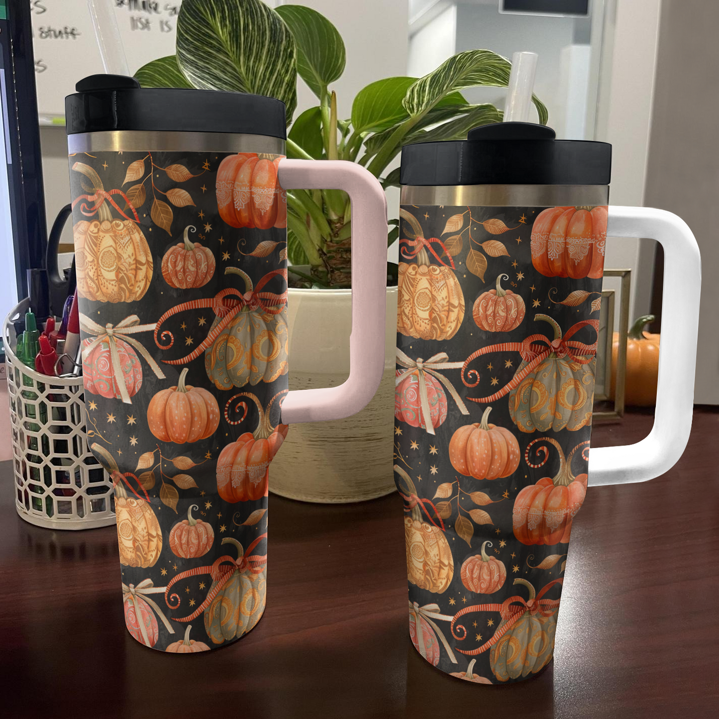 Shineful Tumbler Rustic Pumpkin Patch