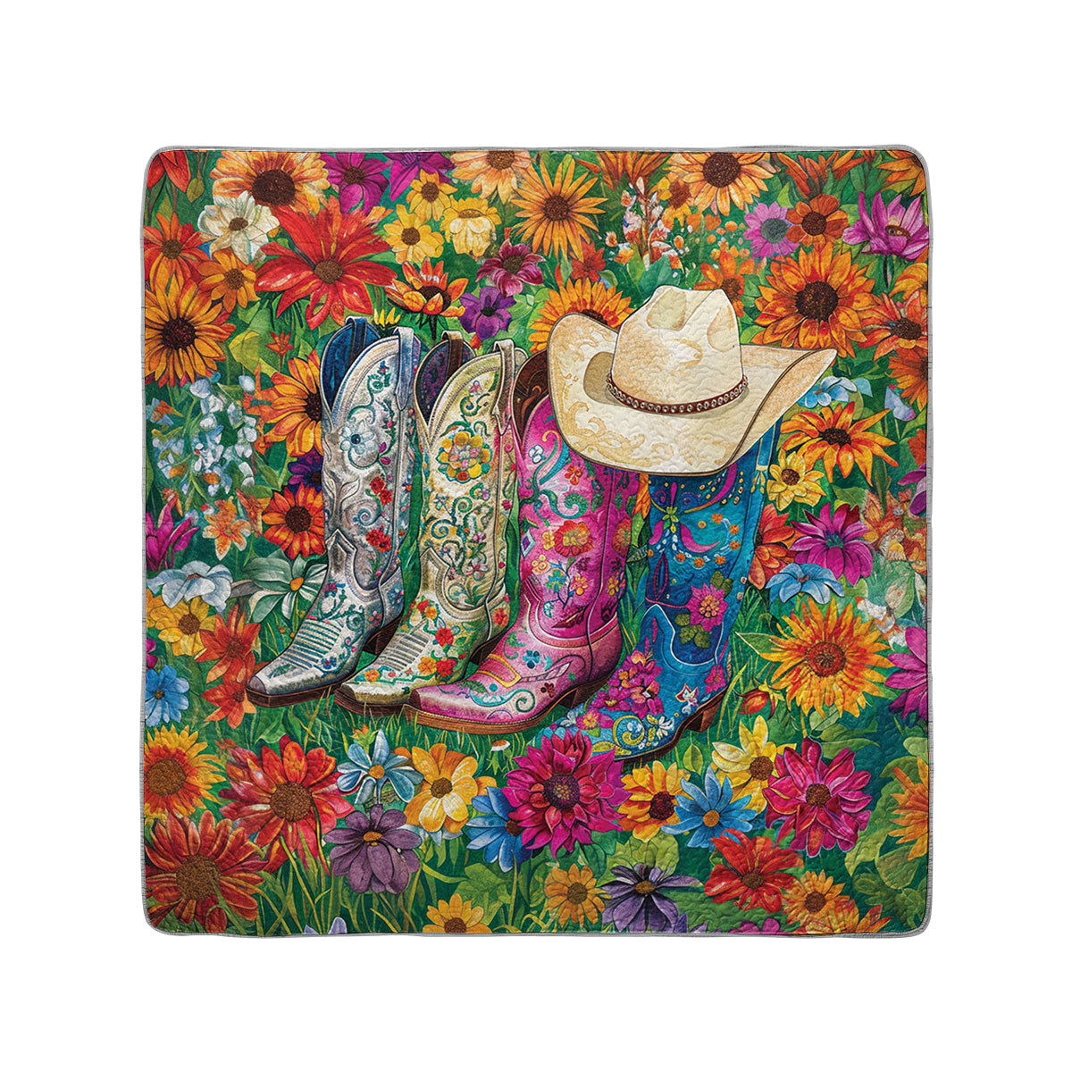 Shineful All Season Quilt 3-Piece Blossom Boots