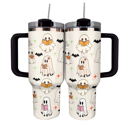 Shineful Tumbler book-loving ghost