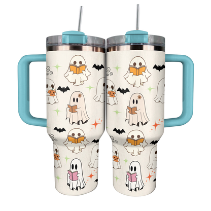 Shineful Tumbler book-loving ghost