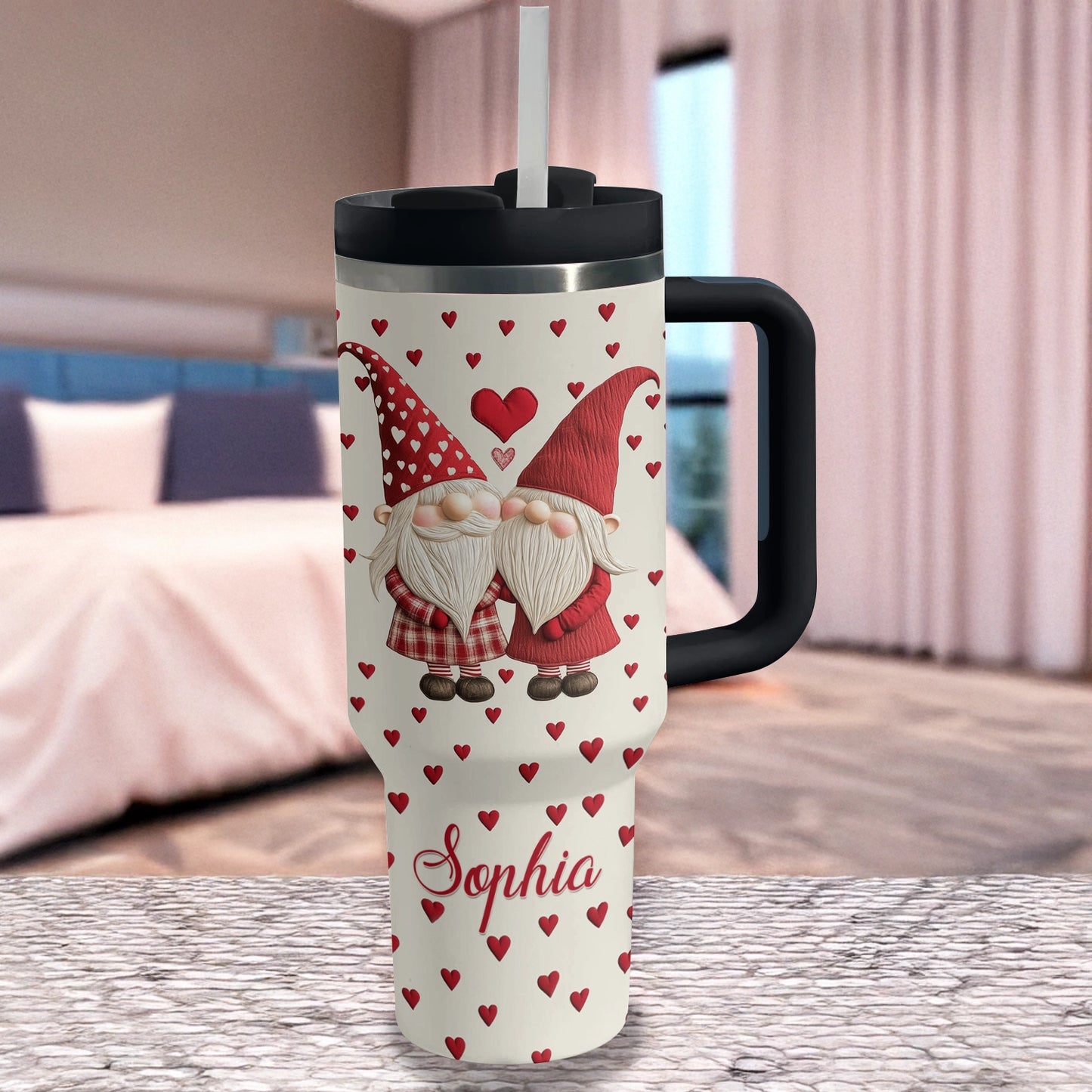 Shineful Tumbler Personalized Adorable Gnome