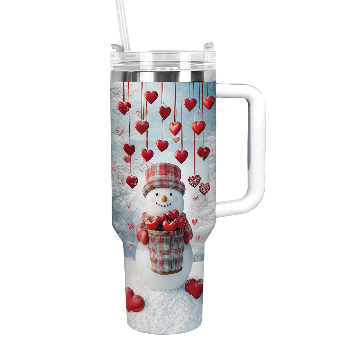 Shineful Tumbler Heartfelt Snowman