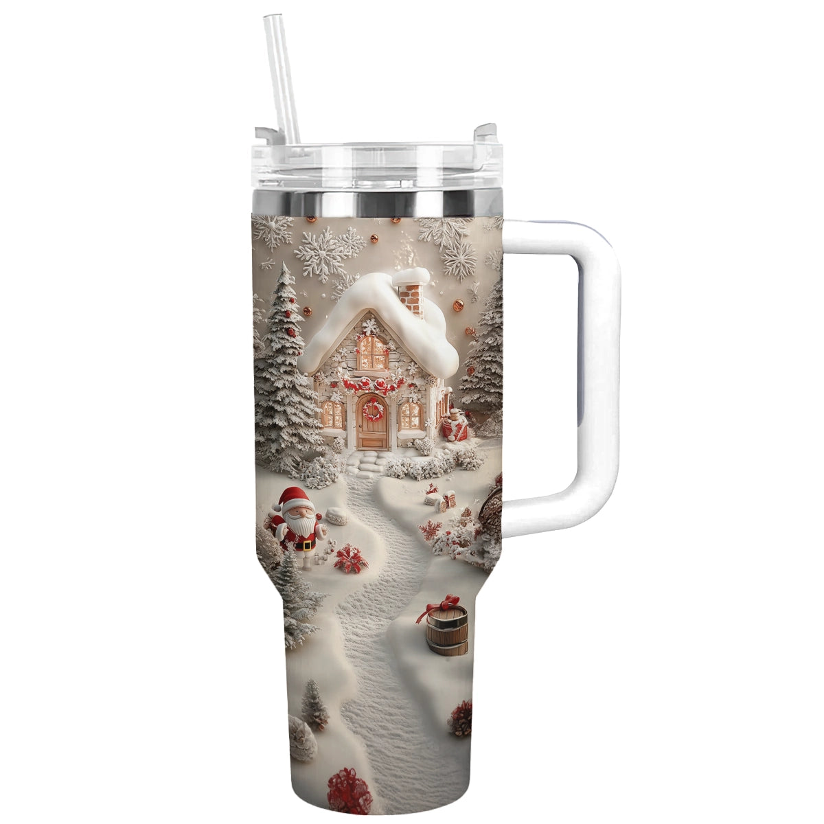 Shineful Glossy Tumbler Holiday Lights Christmas