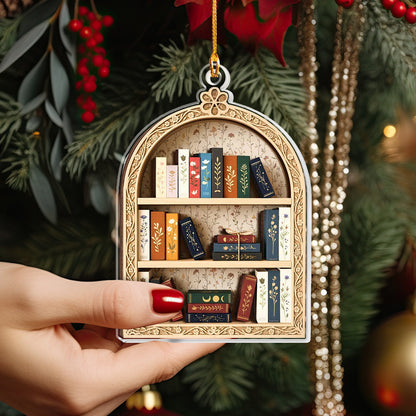 Shineful 2D Acrylic Ornament Literary Christmas