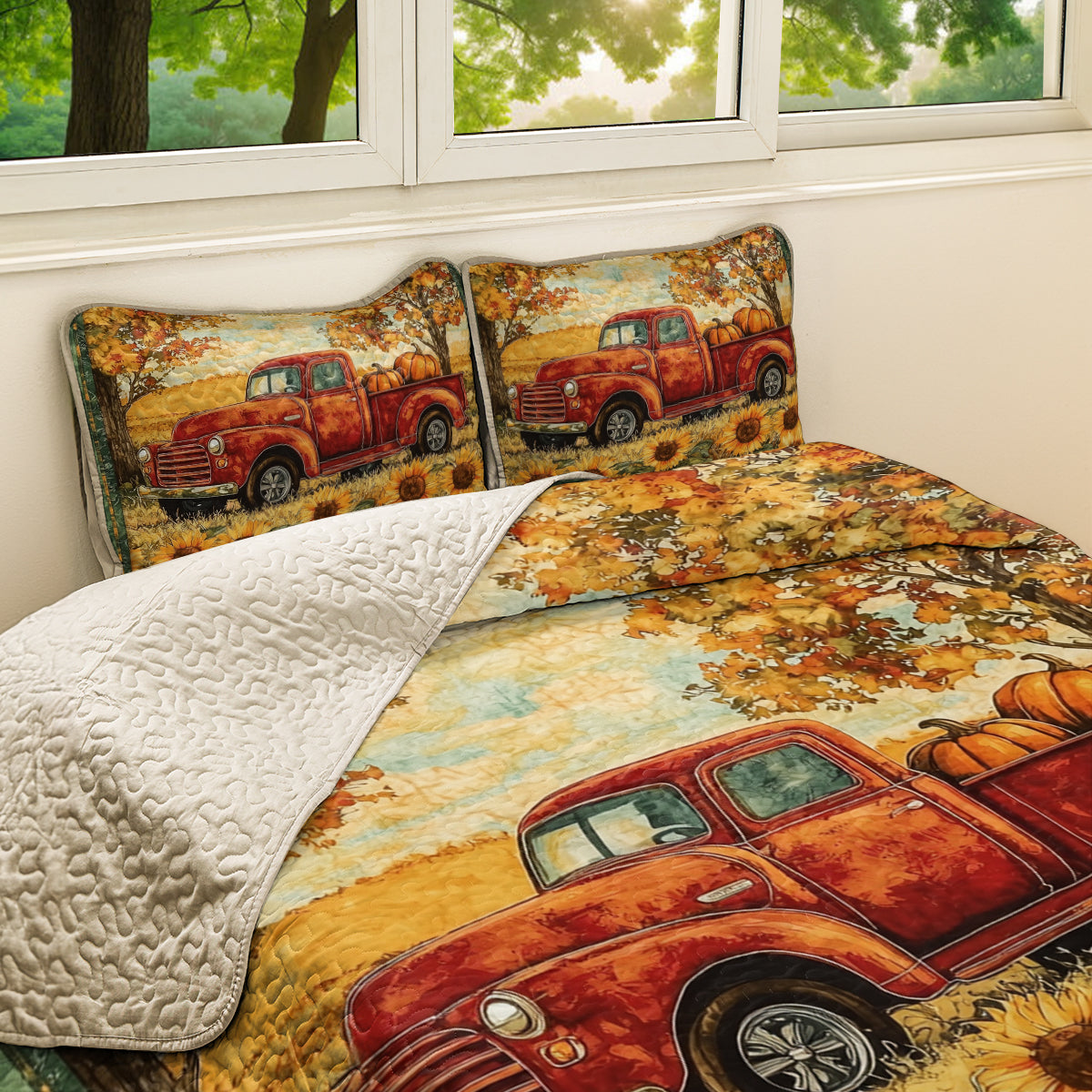 Shineful All Season Quilt 3-Piece Set Autumn Dreams