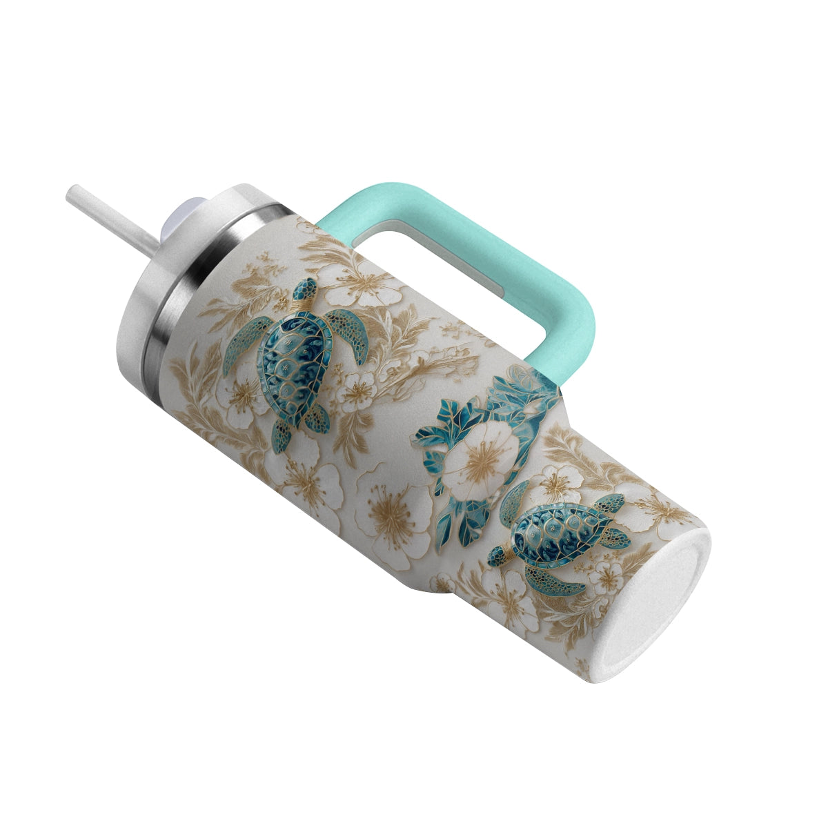 Shineful Tumbler Sea Turtle Bloom