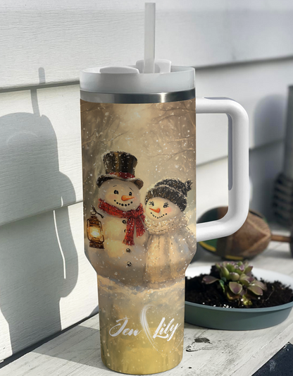 Shineful Tumbler Customized Snowy Cuddle