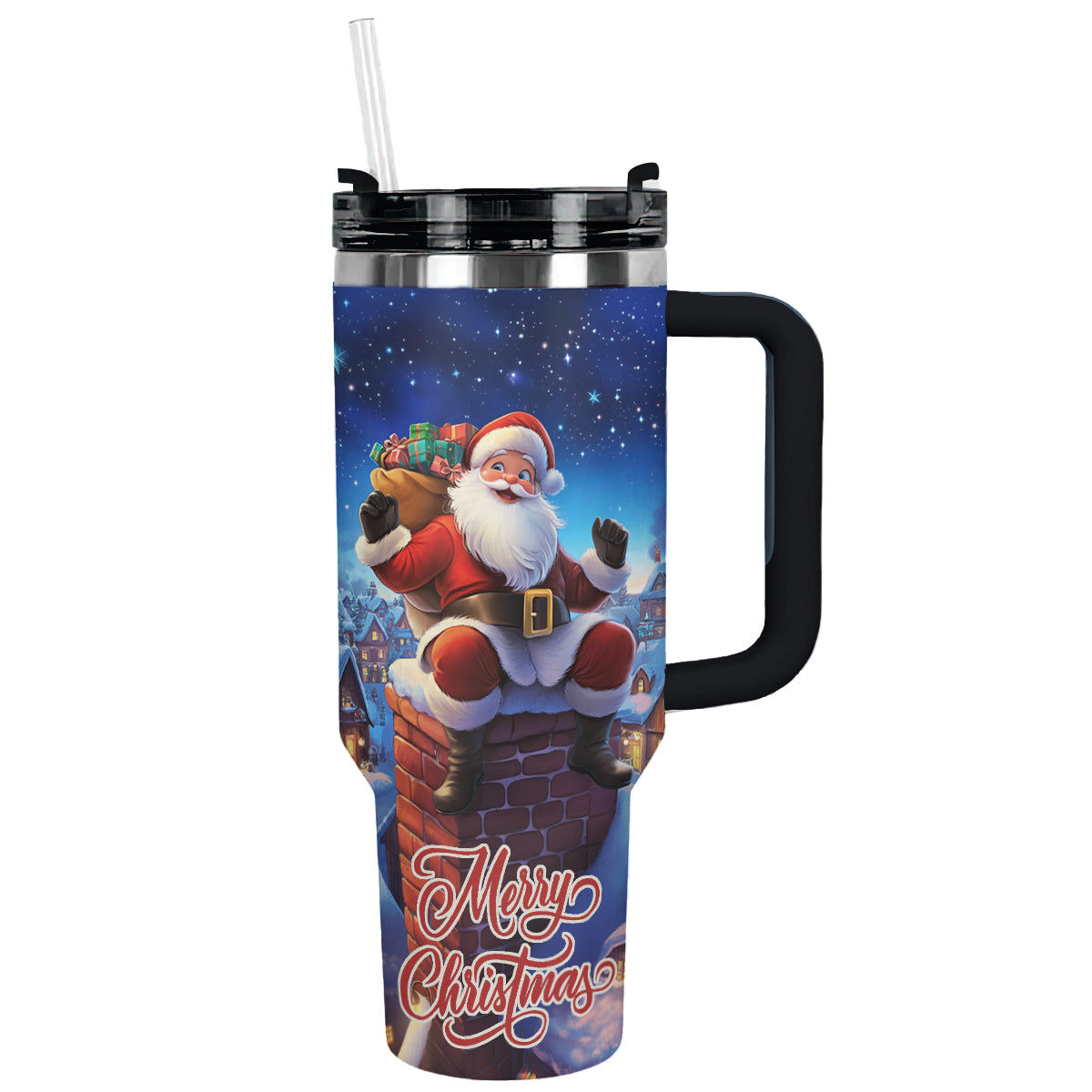 Shineful Tumbler Santa's Sleigh Ride