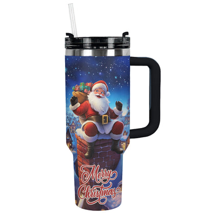 Shineful Tumbler Santa's Sleigh Ride