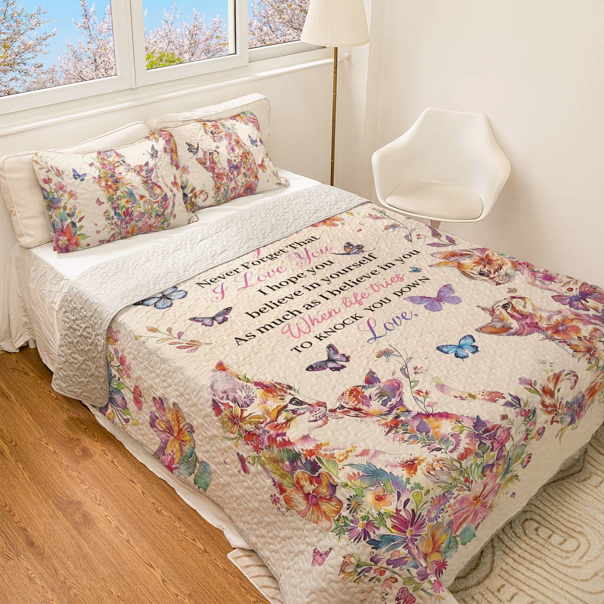 Shineful All Season Quilt 3-Piece Set Daughter's Strength