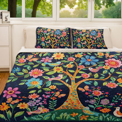 Shineful All Season Quilt 3-Piece Set Blooming Dreams