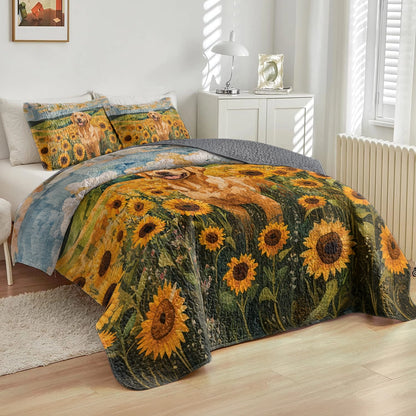 Shineful All Season Quilt 3-Piece Set - Sunflower Lab Love