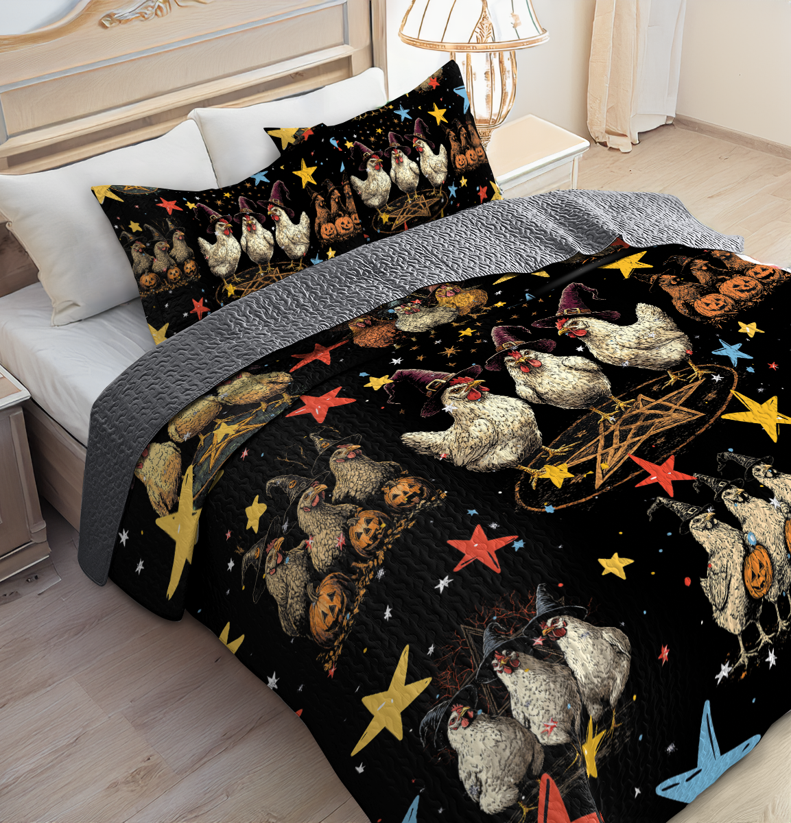 Shineful All Season Quilt 3-Piece Set - Wicked Wings and Things