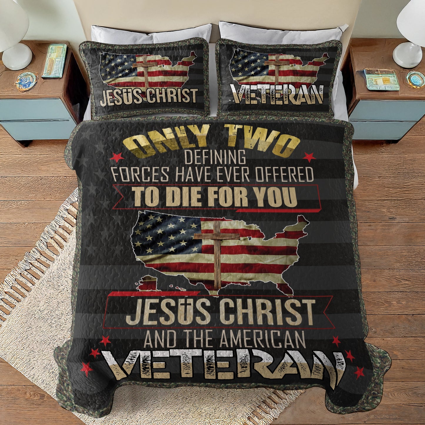 Shineful All Season Quilt 3-Piece Set - Valiant Veteran