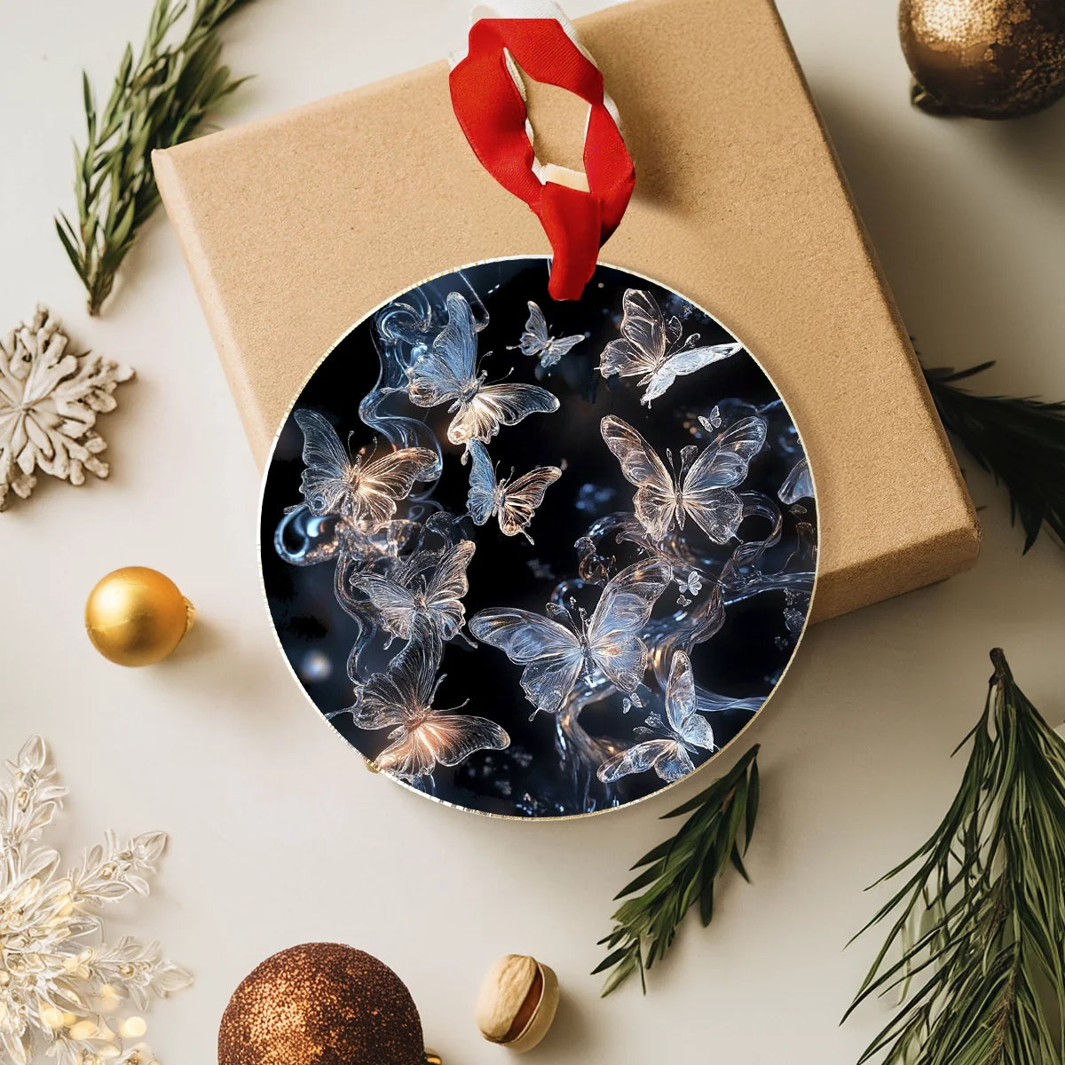 Shineful Acrylic Ornament Midnight Butterfly Glow