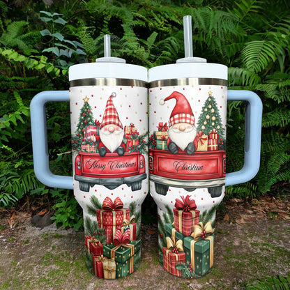 Shineful Tumbler Personalized Christmas Gnome