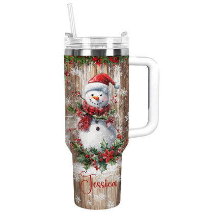 Shineful Tumbler Frosty Cheer Snowman
