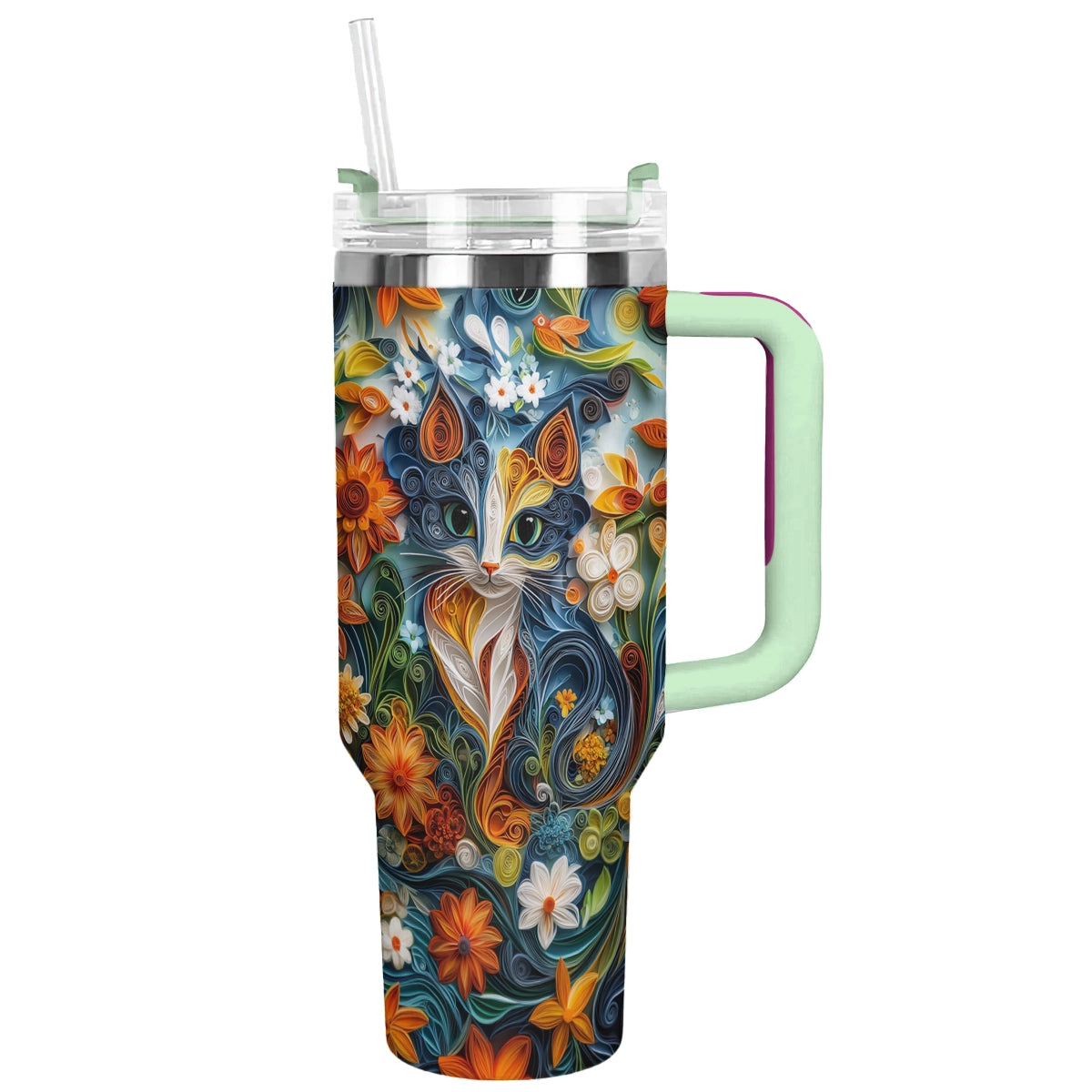 Shineful Tumbler Enchanted Quill Cat