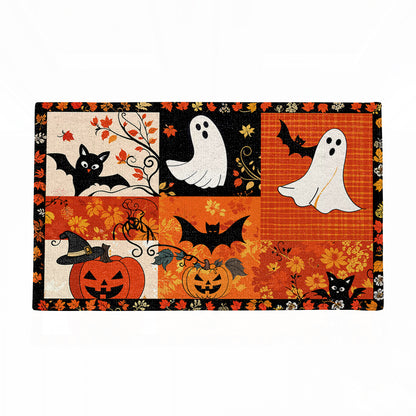 Shineful Patchwork Spooks Ultra-Thin Non Skid Floor Mat, Kitchen Rugs