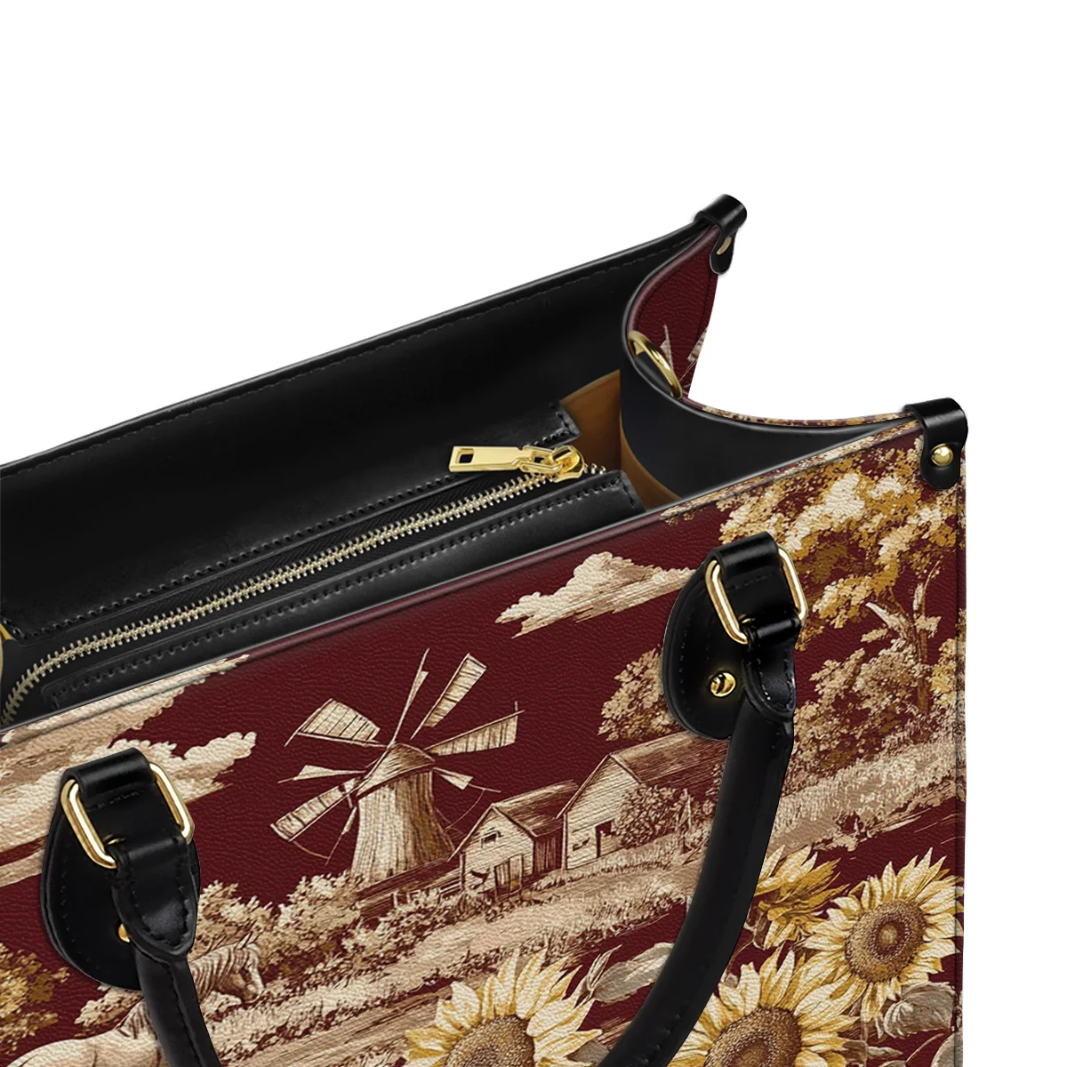Shineful Leather Bag Texas Sunflower - Heart of the Lone Star Fields