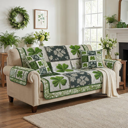 Shineful Sofa Cover Set Clover Hearth