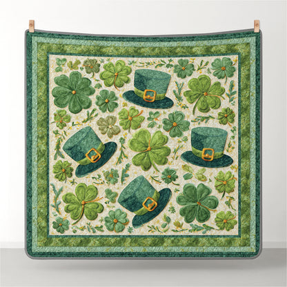 Shineful All Season Quilt 3-Piece Set Lucky Leprechaun