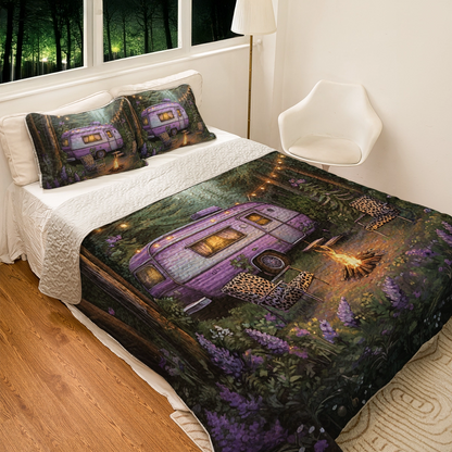 Shineful All Season Quilt 3-Piece Set - Twilight Camper Cozy