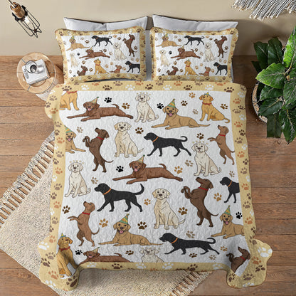 Shineful All Season Quilt 3-Piece Set - Labrador Adventures