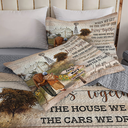 Shineful All Season Quilt 3-Piece Set Personalized I Had You And You Had Me