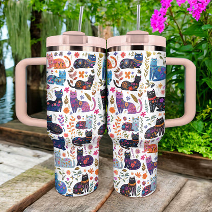Shineful Tumbler Beautiful Cat Garden