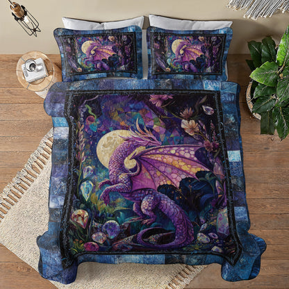 Shineful All Season Quilt 3-Piece Set Celestial Dragon Haven