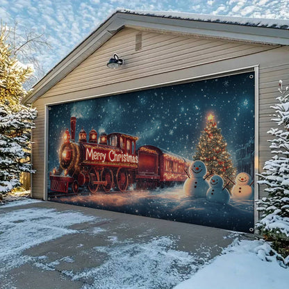 Shineful Garage Door Banner Decoration Christmas Express