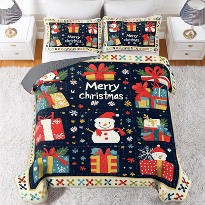 Shineful All Season Quilt 3-Piece Set Christmas Cheer
