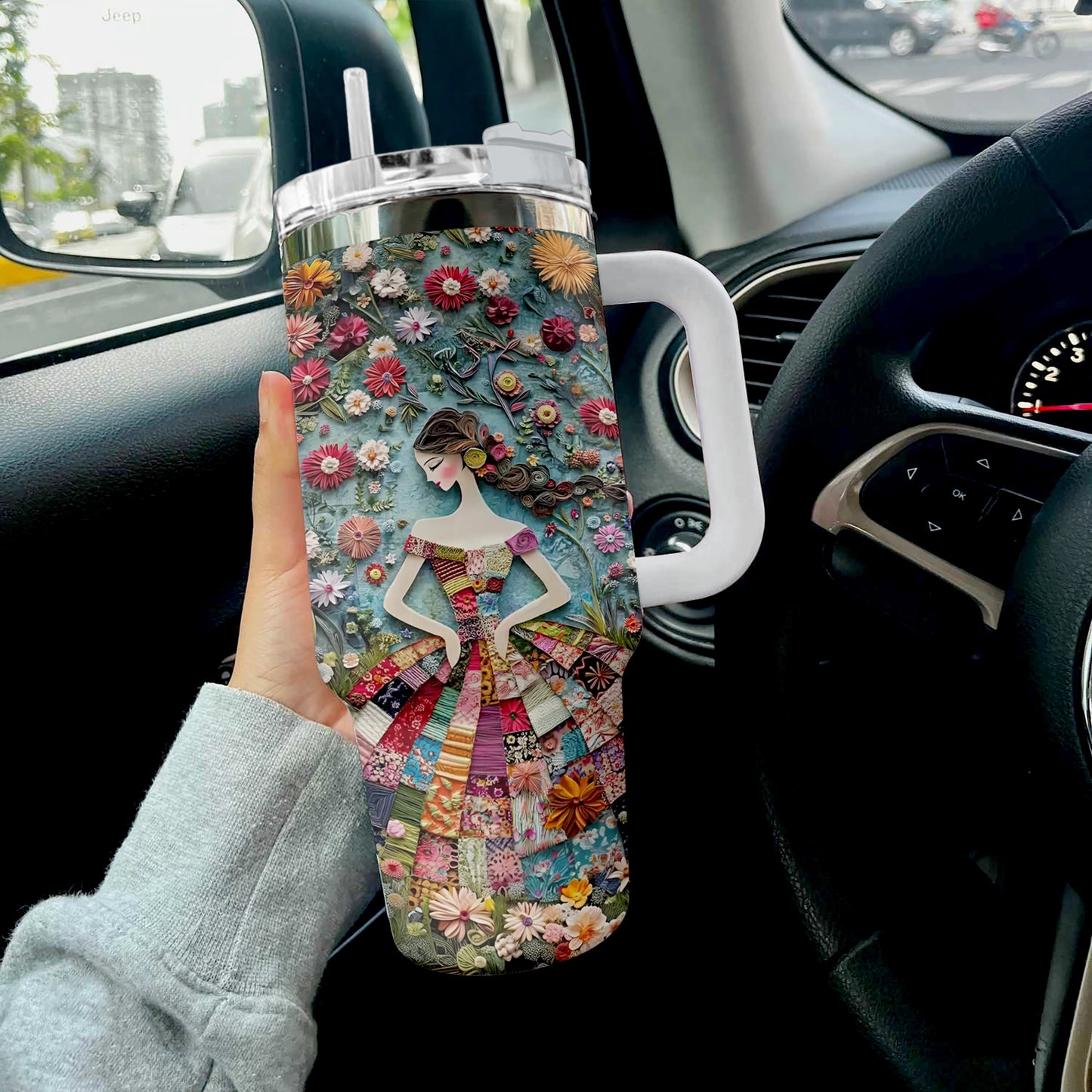 Shineful Tumbler Floral Fantasy