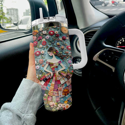 Shineful Tumbler Floral Fantasy