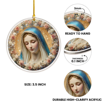 Shineful 2D Acrylic Ornament Blessed Serenity