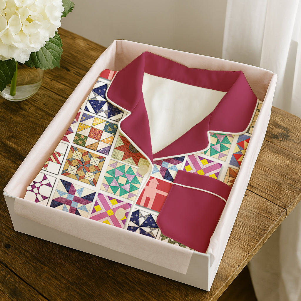 Shineful Top And Pant Set Quilting Block